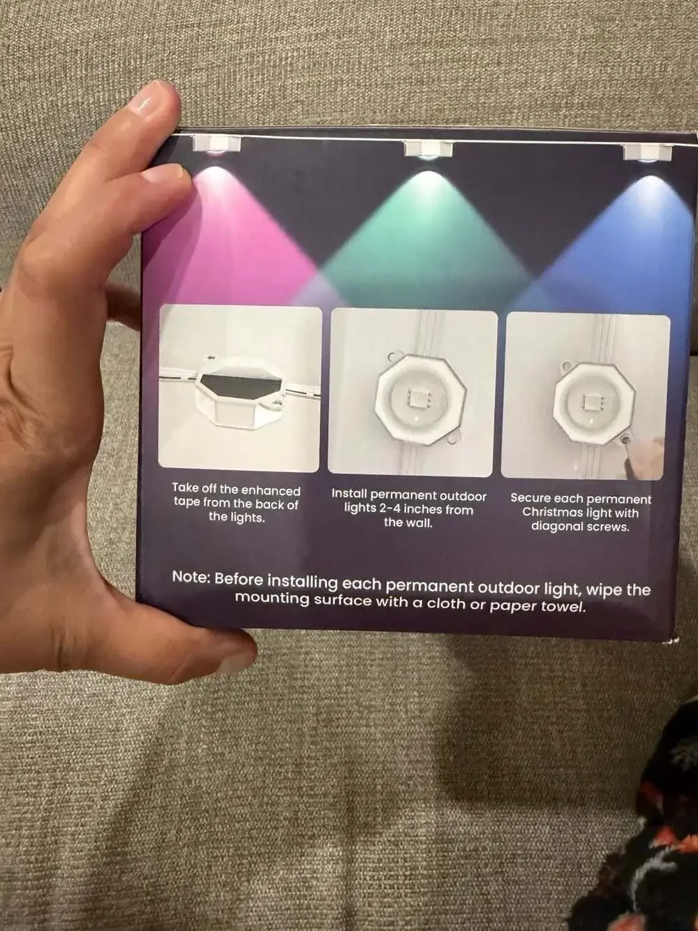 Smart RGB+IC Permanent Outdoor Light 100FT 60 Lights